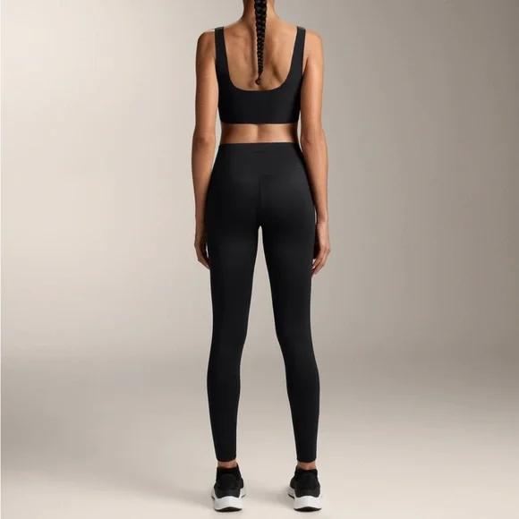NEW Women's Black High-Waisted Leggings - Picture 3 of 16